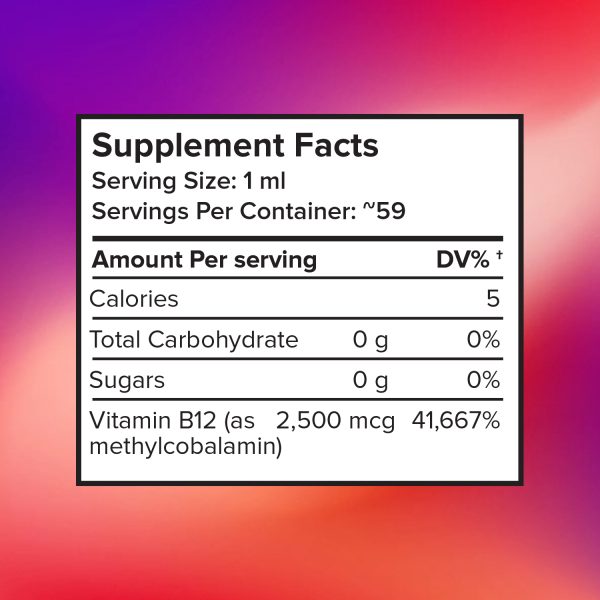 Private Label Vitamin B12 Drops 2500 mcg - Image 2
