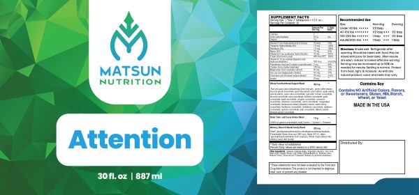 Private Label Liquid Attention Focus Supplements for Kids - Image 2