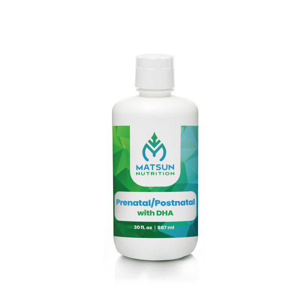 Private Label Liquid Prenatal Postnatal Multivitamins w-DHA