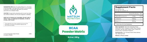 Private Label BCAA Powder Supplement - Image 2