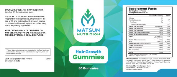 Private Label Hair Vitamin Gummies for Growth - Image 2