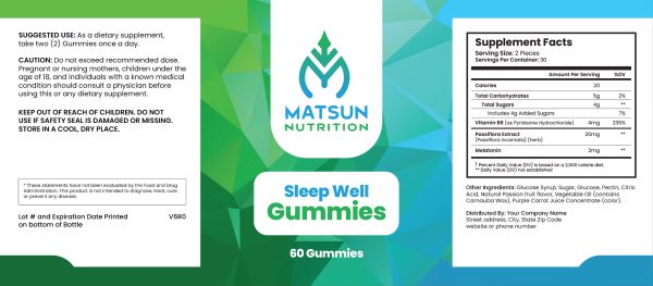 Private Label Sleep Well Gummies - Image 2